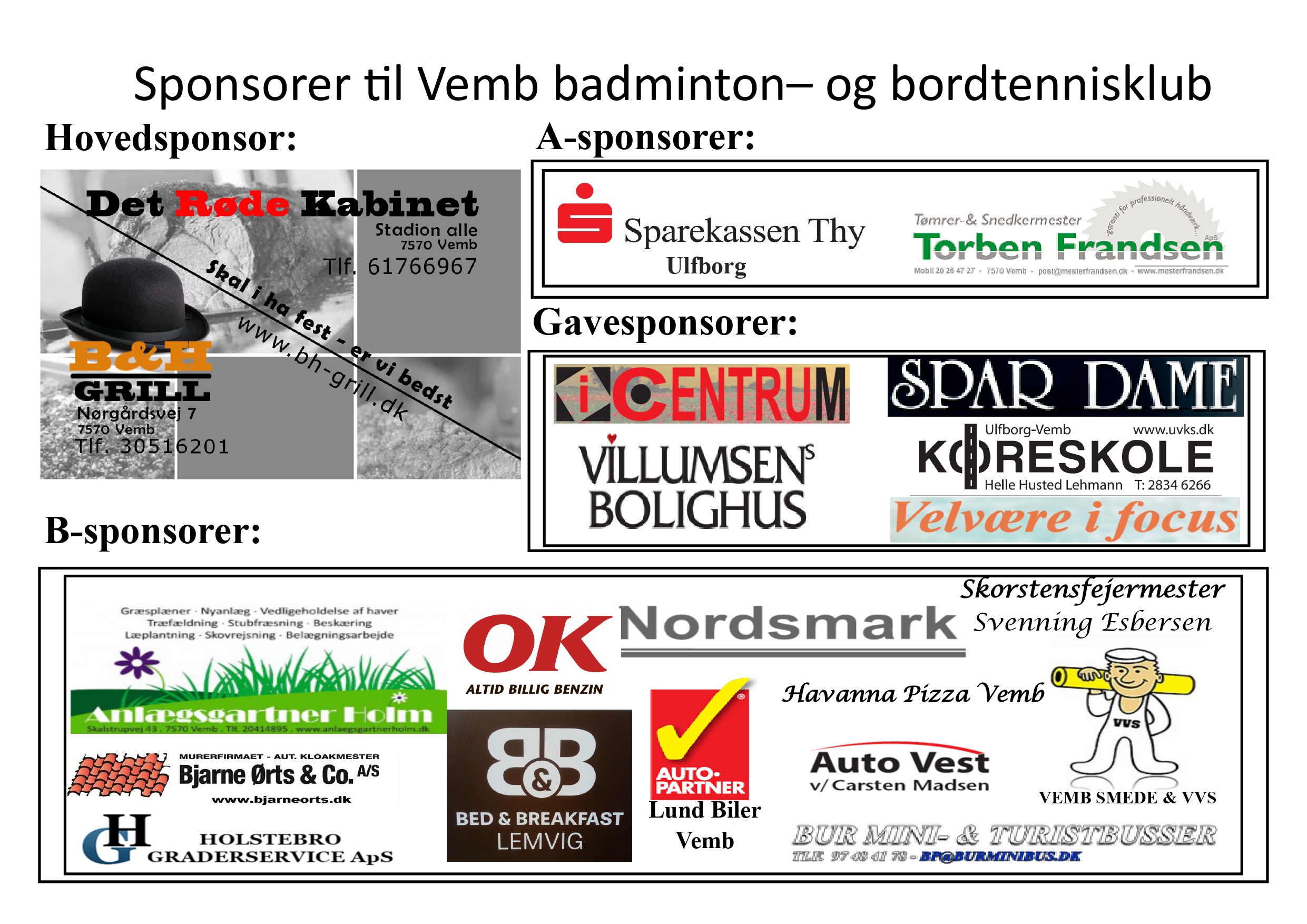 Sponsortavle
