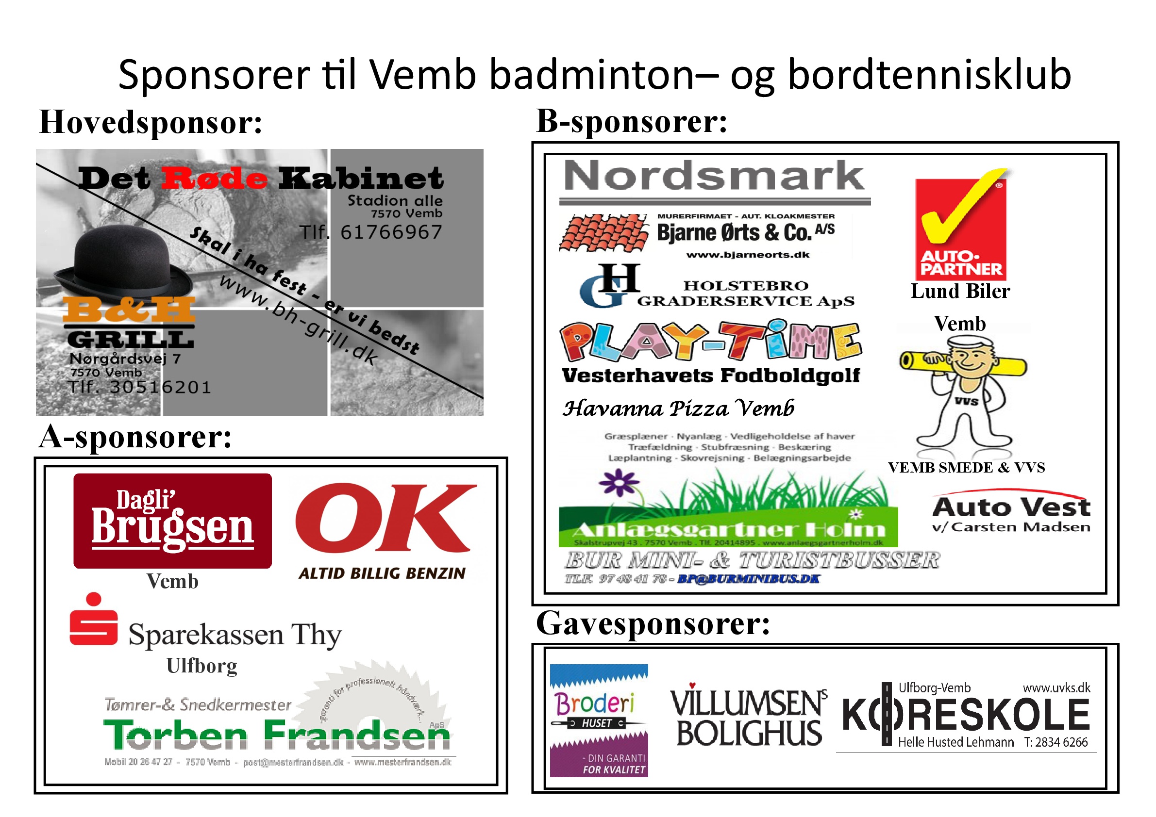 Sponsortavle