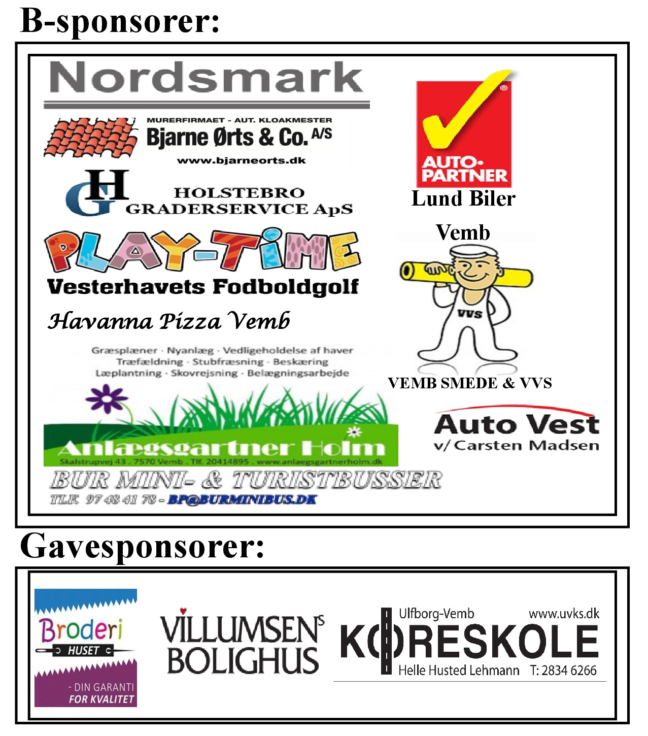 Sponsortavle